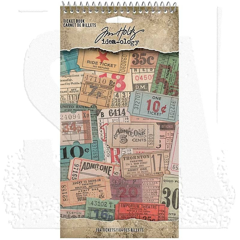 Tim Holtz idea-ology Ticket Book (TH94036)