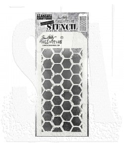 Tim Holtz Layering Stencil Brush Hex (THS166)