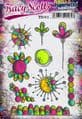 Load image into Gallery viewer, PaperArtsy Rubber Stamp Set Bursts &amp; Buds designed by Tracy Scott (TS001)
