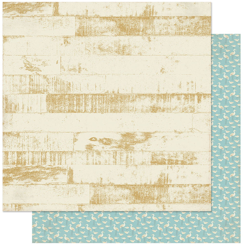 Authentique Voyage Collection 12x12 Scrapbook Paper Voyage Three (VOY003)