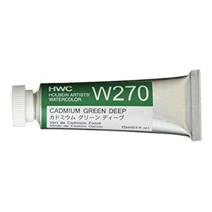 Holbein Artists' Watercolor- Cadmium Green Deep (W270)