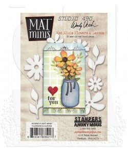 Wendy Vecchi Studio 490 Mat Minis Flowers & Leaves (WVMM015)