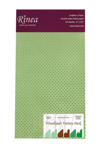 Rinea Woodlands Foiled Paper Variety Pack (CP12V-WUD)