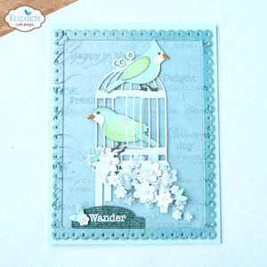 Elizabeth Craft Designs Annette Green Birds & Dwellings Die Set (2197)