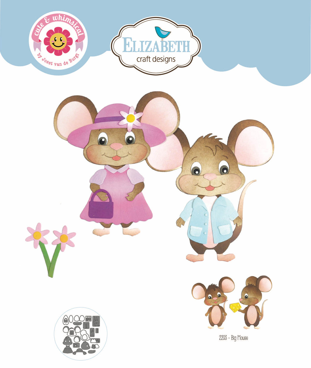 Elizabeth Craft Designs Big Mouse Meet the Mouse (2203)