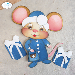 Elizabeth Craft Designs Meet the Mice Christmas Accessories (2205)