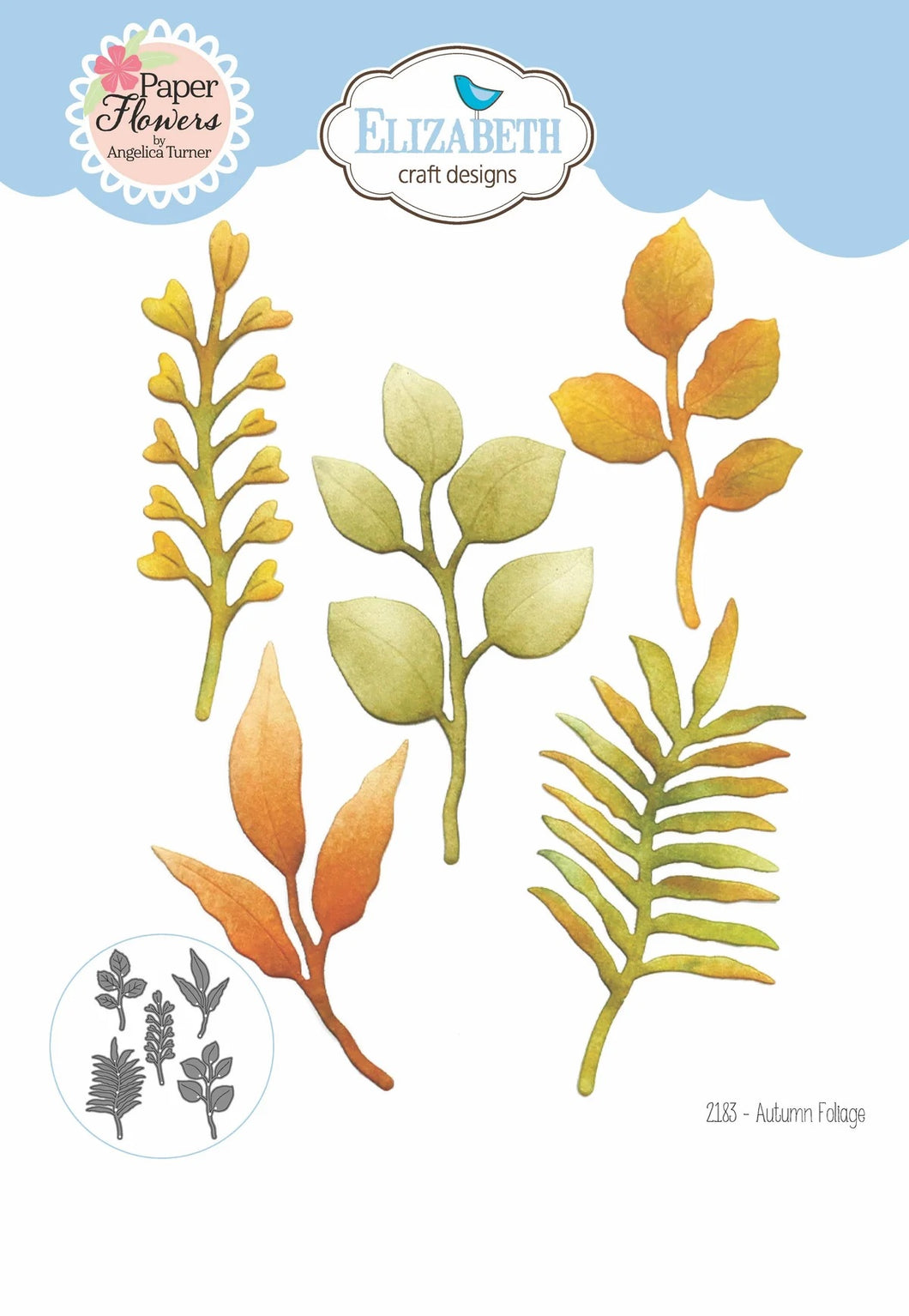 Elizabeth Craft Designs Autumn Foliage (2183)