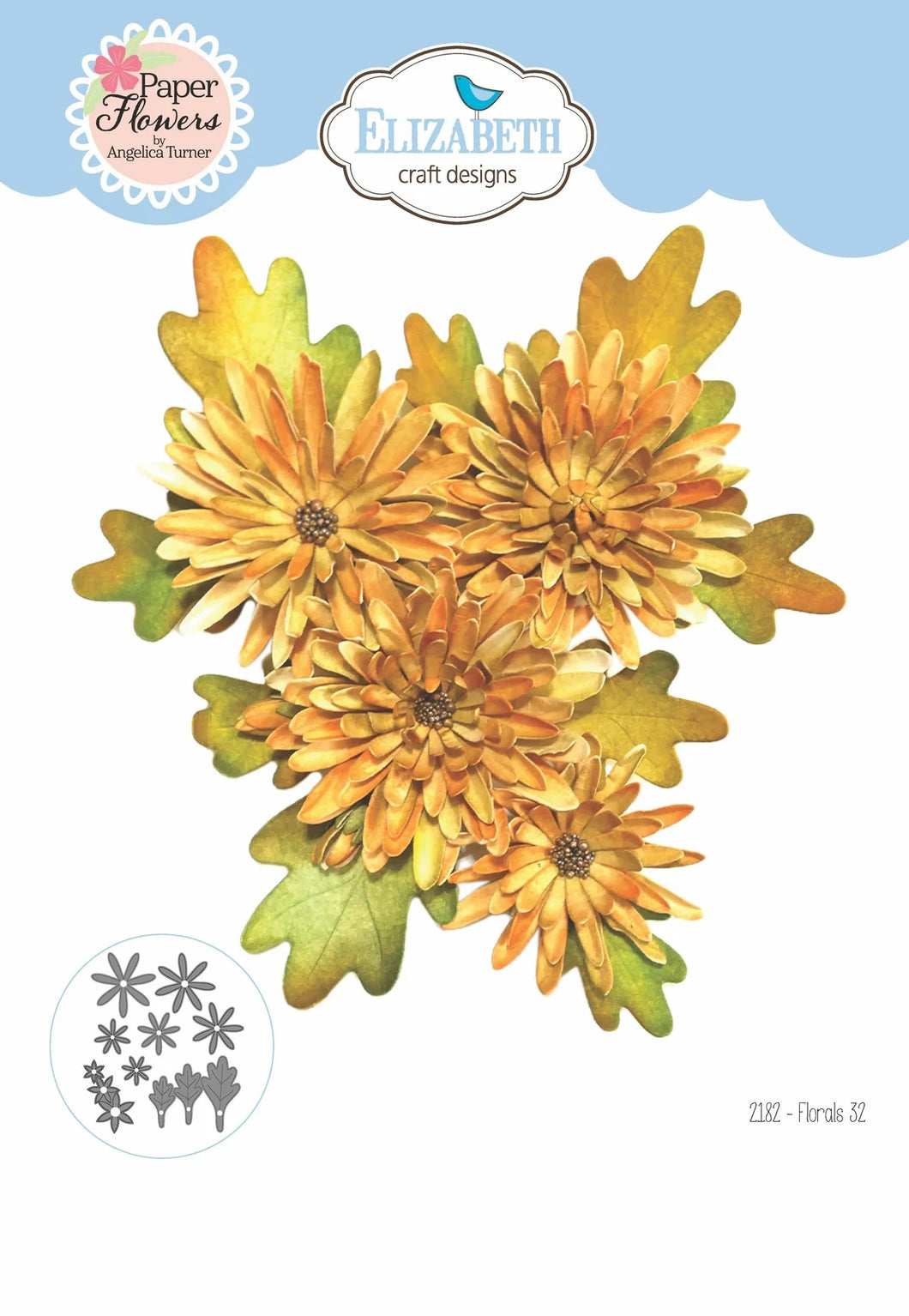 Elizabeth Craft Designs Florals 32 (2182)