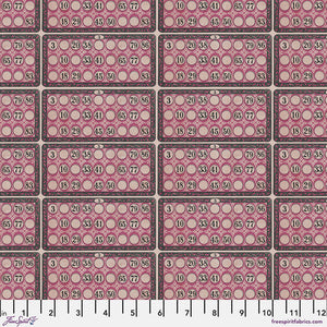 Tim Holtz FreeSpirit Fabric Pink Numbers (PWTH216.pink)