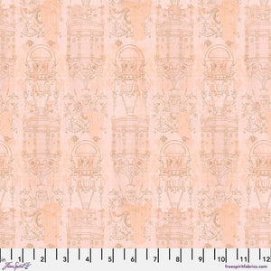 Tim Holtz FreeSpirit Fabric Pink Toile (PWTH218.pink)