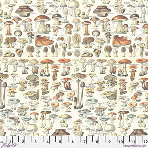 Tim Holtz Freespirit Fabric Orange Toadstools (PWTH236.ORANGE)