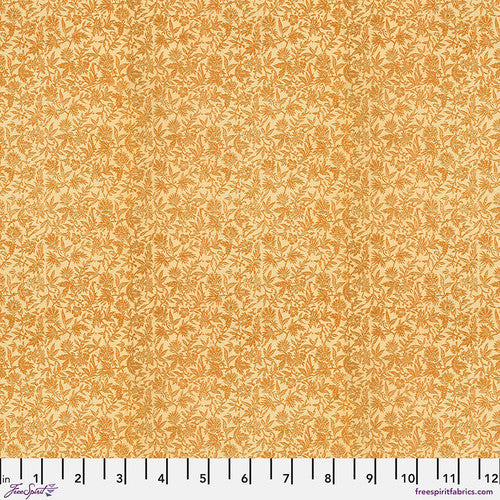 Tim Holtz Freespirit Fabric Orange Tiny Print (PWTH238.ORANGE)