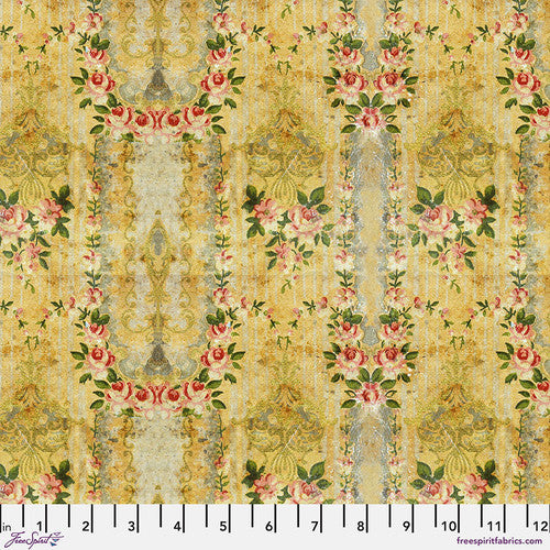 Tim Holtz Freespirit Fabric Yellow  Wallpaper (PWTH247.YELLOW)