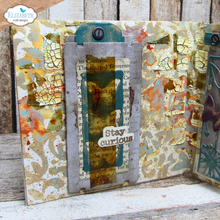 Load image into Gallery viewer, Elizabeth Craft Designs Hinged to the Past Journal Stencils 6 (S055)
