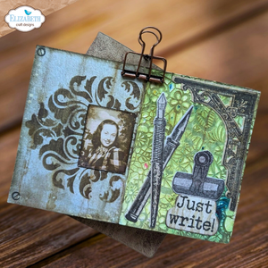 Elizabeth Craft Designs Hinged to the Past Journal Stencils 6 (S055)