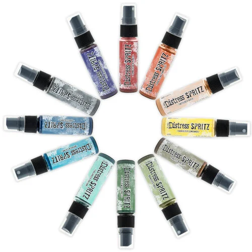 Tim Holtz Distress Mica Spritz I WANT IT ALL 12 Color Bundle Set 3