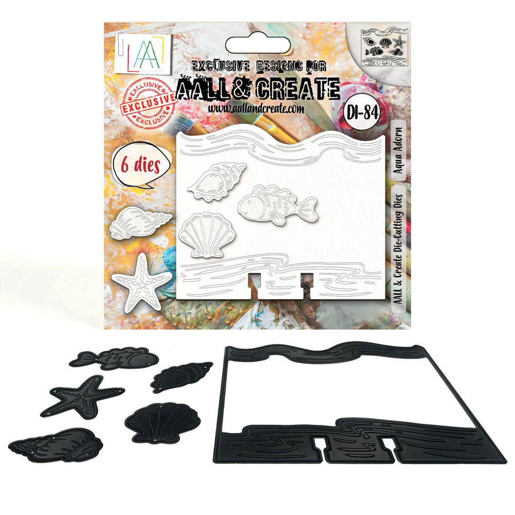 AALL and Create - Die-Cutting Die Set - Aqua Adorn (DI-084)