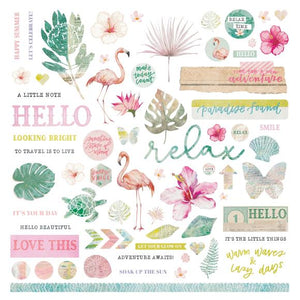 Photoplay Paper Coco Collection 12x12 Sticker Sheet (CCP4508)