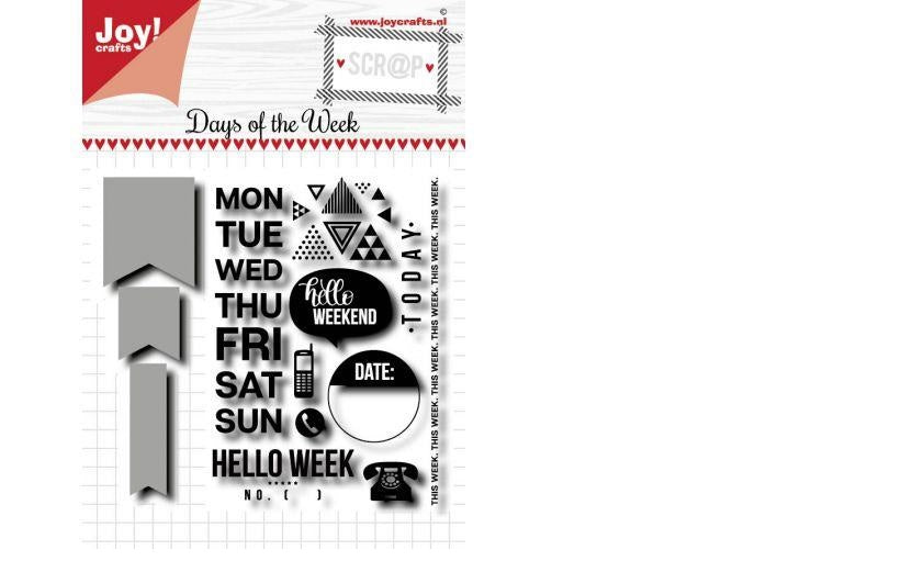 Joy Crafts Days of the week - Stamp and Die set (60040036)