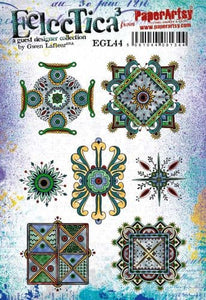 PaperArtsy Eclectica3 Rubber Stamp Set designed by Gwen Lafleur (EGL44)