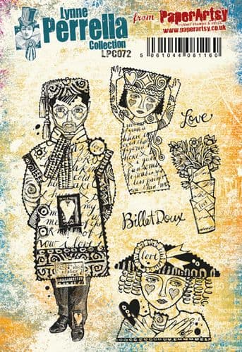 PaperArtsy Rubber Stamp Lynne Perrella (LPC072)