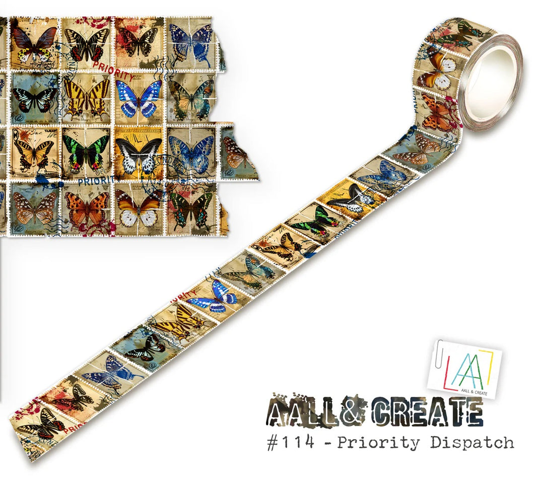 AALL and Create - Washi Tape 25mmx10m - Priority Dispatch (AALL-MT-114 )