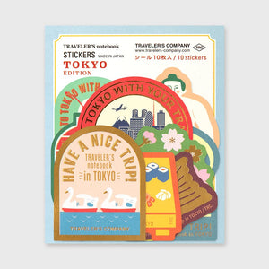 Traveler's Company Stickers Tokyo Edition