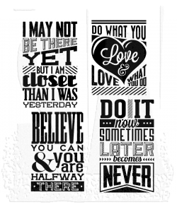 Stampers Anonymous Tim Holtz Collection Motivation 3 (CMS291)