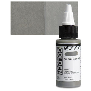 GOLDEN High Flow Acrylics Neutral Gray N5 (8533-1)