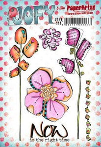 PaperArtsy Rubber Stamp Set Now is the Right Time designed by Jo Firth-Young (JOFY111)