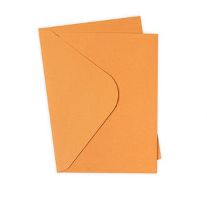 Sizzix Surfacez A6 Card & Envelope Pack Burnt Orange (665691)