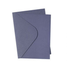 Load image into Gallery viewer, Sizzix Surfacez A6 Card &amp; Envelope Pack French Navy (665694)
