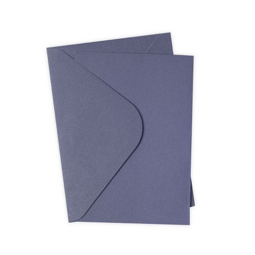 Sizzix Surfacez A6 Card & Envelope Pack French Navy (665694)