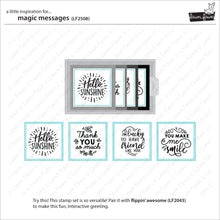 Load image into Gallery viewer, Lawn Fawn Clear Stamp &amp; Die Set Magic Messages (LF2509)
