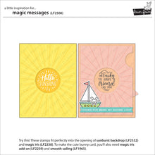 Load image into Gallery viewer, Lawn Fawn Clear Stamp &amp; Die Set Magic Messages (LF2509)
