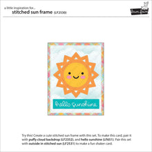 Load image into Gallery viewer, Lawn Fawn Lawn Cuts Custom Craft Dies Stitched Sun Frame (LF2530)
