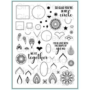 Gina K. Designs Photopolymer Stamp Set Rina Krupsky Mandala Maker