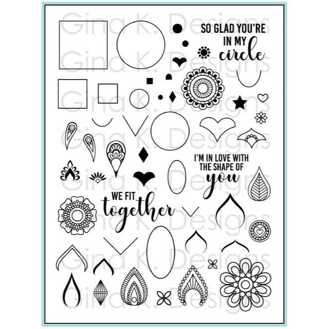 Gina K. Designs Photopolymer Stamp Set Rina Krupsky Mandala Maker